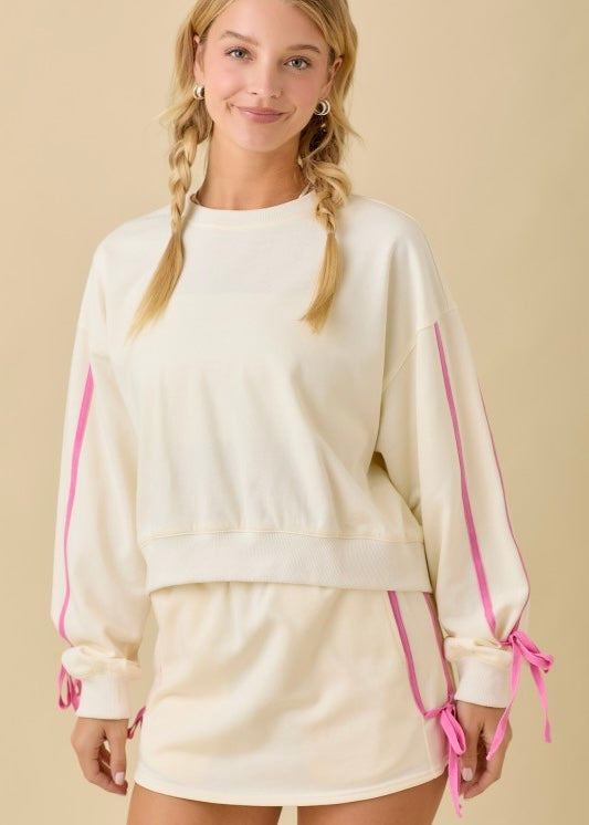 Hello Cuteness Cream & Pink 2 Pc Set