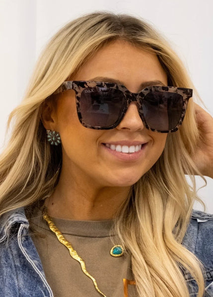 Dani Grey Cheetah Sunnies