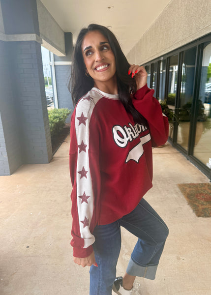 Oklahoma Stars Crimson Long Sleeve Thermal