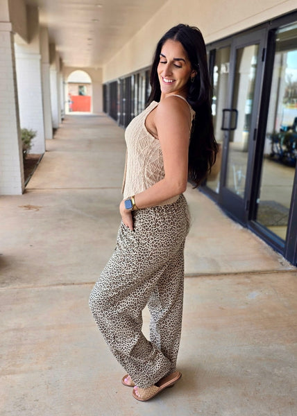 Good Vibes Taupe Button Up Tank