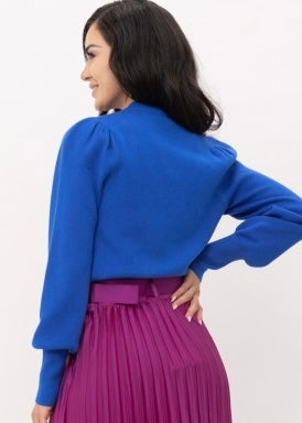 It's A Priority Royal Blue Crewneck Sweater