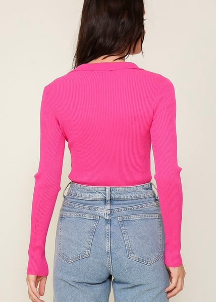 You Need Me Fuchsia Bodysuit