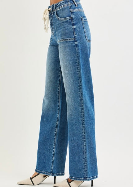 Amelia High Rise Wide Leg Baggy Denim