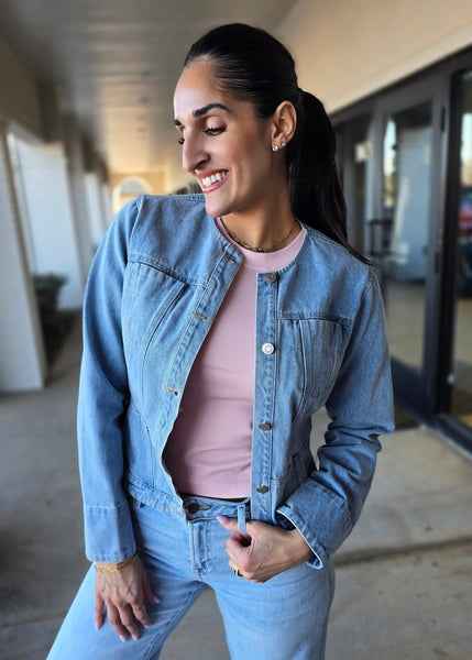 Rely On Me Tailored Denim Jacket