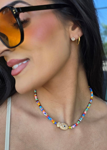 Fish Colorful Beaded Necklace