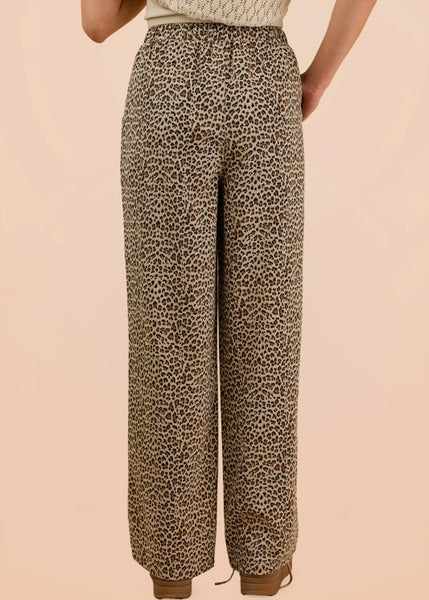 Do The Thang Leopard Linen Pant