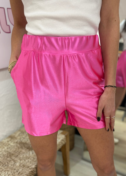 Meant To Stand Out Hot Pink Shorts