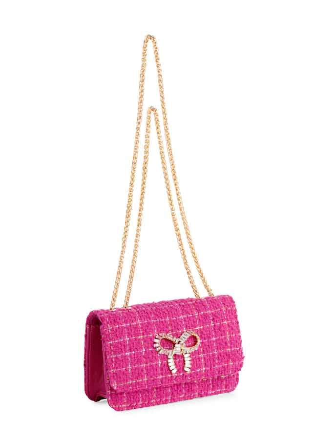ROA SHOULDER BAG: MAGENTA