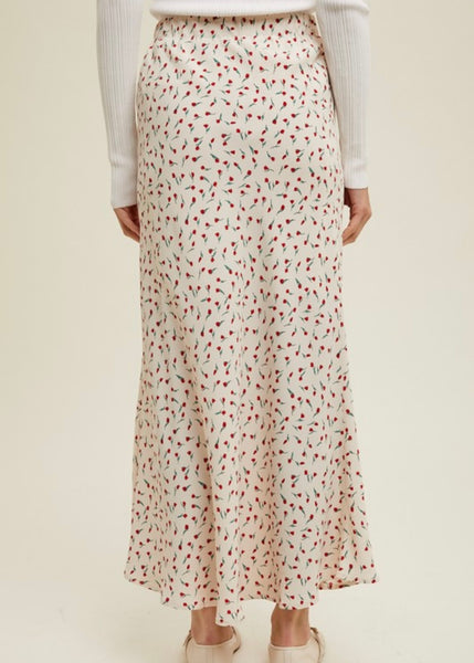 Tulips In Town Maxi Pencil Skirt