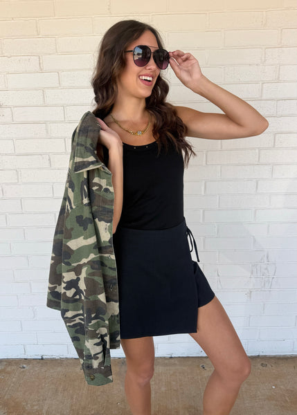 Now You See Me Camo Denim Jacket