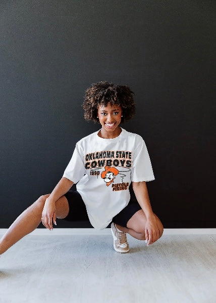 Oklahoma State Cowboys "In The Lead" Oversized Tee