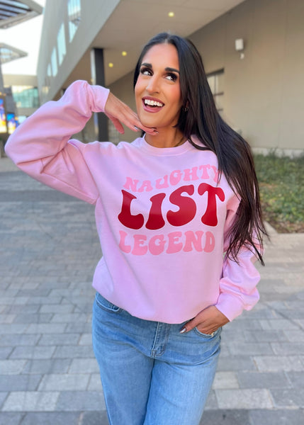 Naughty List Legend Christmas Sweatshirt