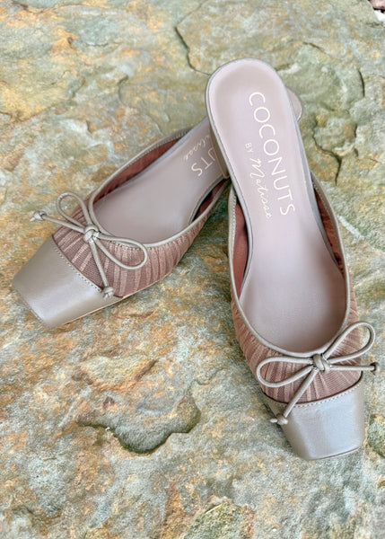 Matisse Geneva Mocha Tulle Mule