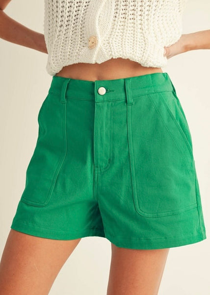 Going Green Cotton Shorts