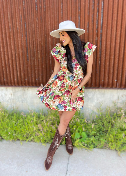 Timeless Tapestry Floral Dress