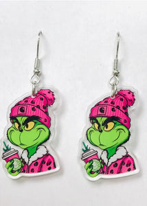 Bougie Grinch Earrings