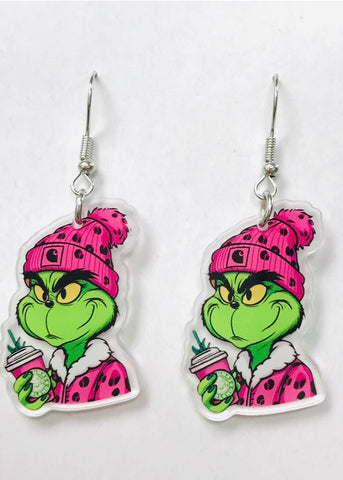 Bougie Grinch Earrings