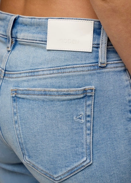 Ella Low Rise Cropped Straight Fit Denim