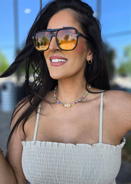 Fish Colorful Beaded Necklace