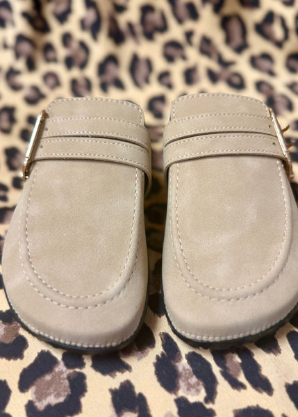 Karta Tan Suede Mule Shoe