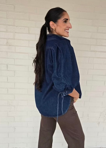 Stay Together Denim Top