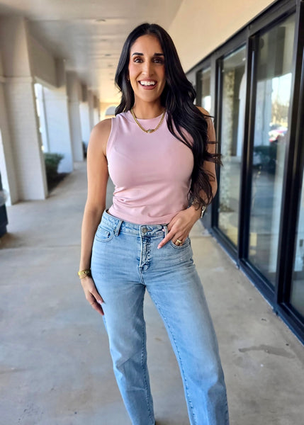 Don't Forget About Me Soft Pink Seamless Tank