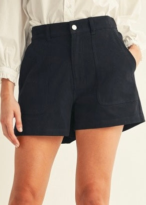 Who's To Blame Black Shorts