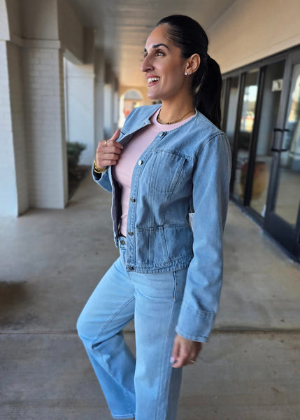Rely On Me Tailored Denim Jacket