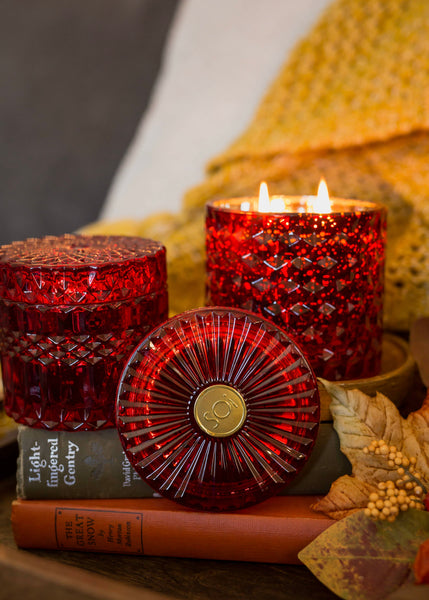 Holiday Spice 8oz Shimmer Candle