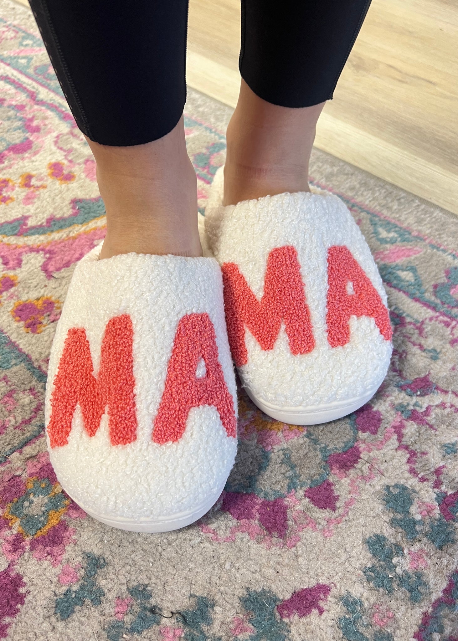 Plush MAMA Slippers