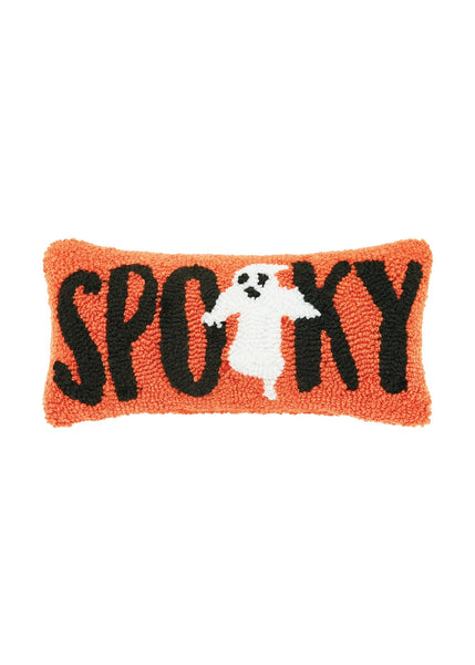 Halloween Spooky Ghost Small Throw Pillow