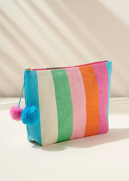 Fiesta Multi Color Zip Pouch