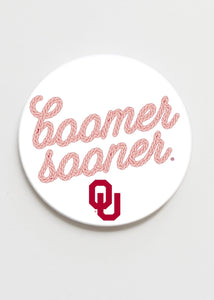 University of Oklahoma OU Boomer Sooner Howdy Button