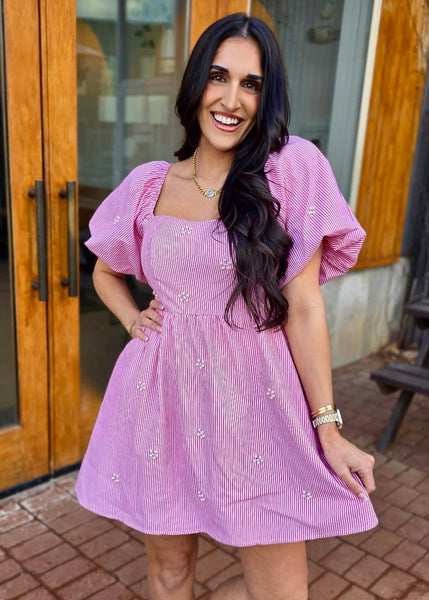 Ain't She Sweet Red Mini Dress