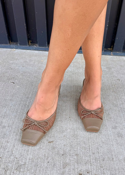 Matisse Geneva Mocha Tulle Mule