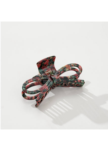 Remi Wide Bow Claw Clip - Multi