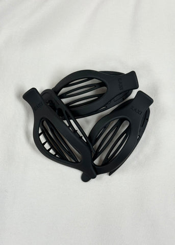 Lay Down Hair Claw in Black