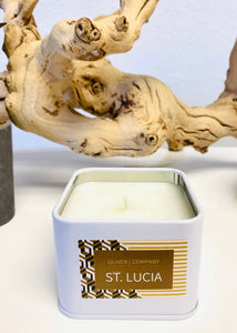 Oliver + Co:  St Lucia Travel Companion Candle 6oz