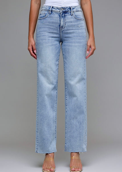 Lily Medium Wash Straight Leg Denim
