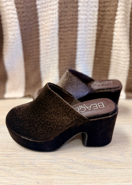 Matisse Jayde Chocolate Velvet Mule