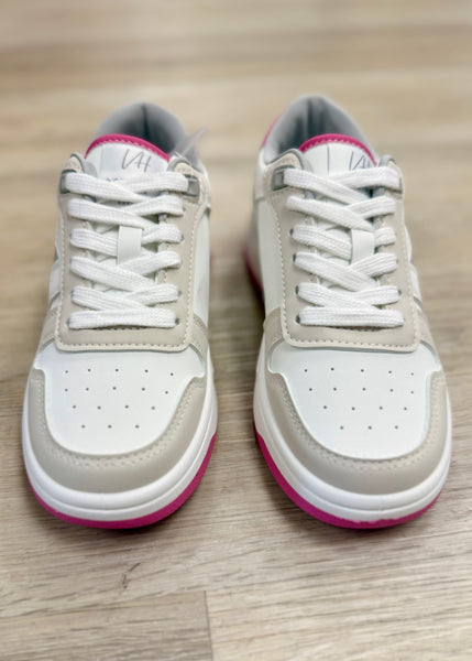 Vintage Havana: FRESH 10 White And Pink Sneaker