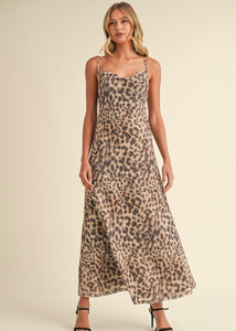 Mesh Madness Leopard Maxi Dress