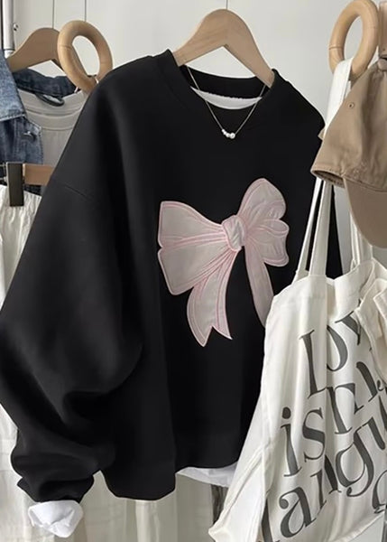 A Patch of Pink Bow Sweatshirt