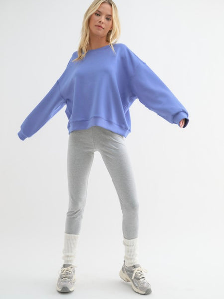 Chill Factor Scuba Relaxed Sweatshirt - Blue