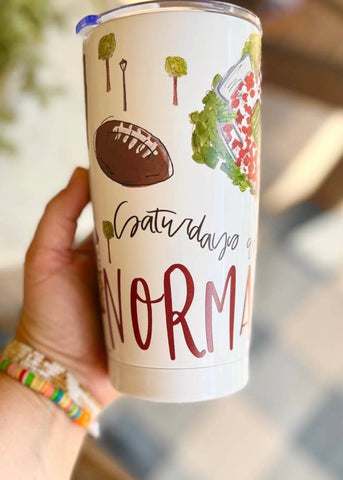 Norman, OK Tumbler-20 oz Tailgating Drink Cup