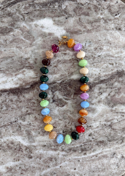 The Jena Multi Beaded Necklace