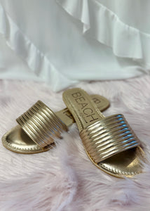 Beach by Matisse Troller Gold Sandal