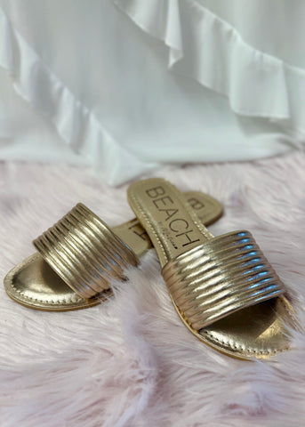 Beach by Matisse Troller Gold Sandal