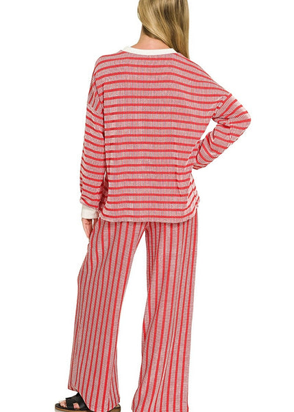 New Resolutions Red 2 Pc Pant Set