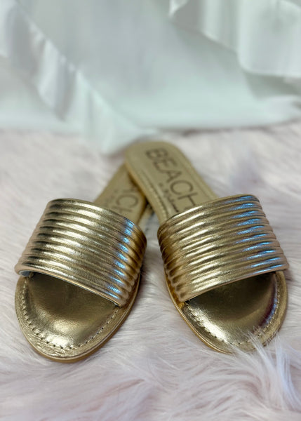 Beach by Matisse Troller Gold Sandal